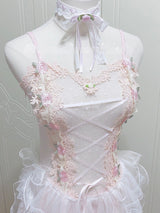 Ballet Floral Lace Dress