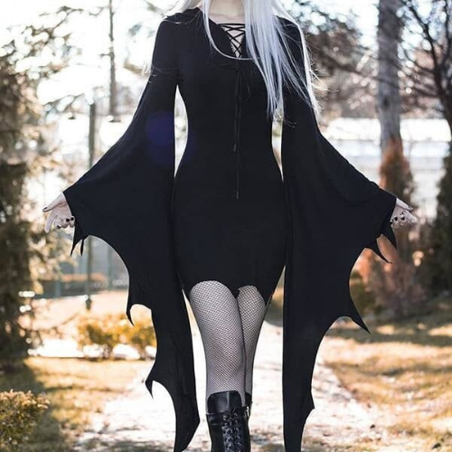 Witch Forest Hooded Dress