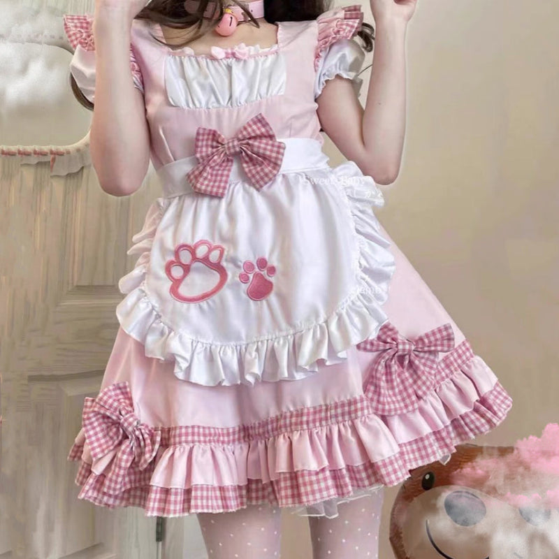 Cute Kitten Maid Dress