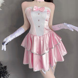 Velvet Pink Bunny Costume