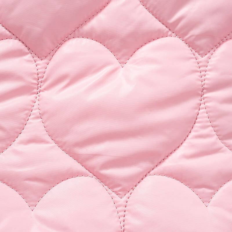 Baby Pink Sweetheart Warm Snug Down Jacket cutiepeach 