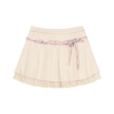 Lace Two-piece Knit Skirt Set
