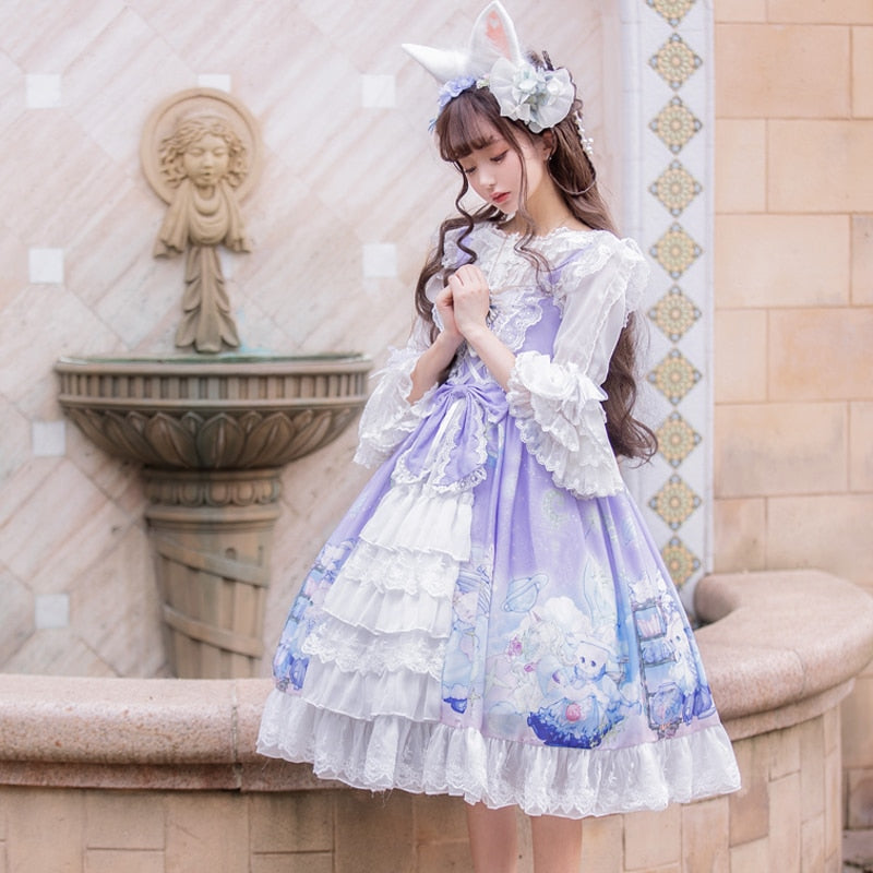 Bunny Star Kingdom Lolita Dress