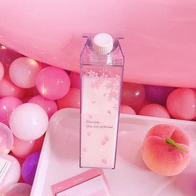 Strawberry Hearts Sakura Blossom Drink Bottle