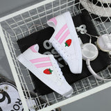 Strawberry Sneakers Shoes SD00616 Shoes SYNDROME - Cute Kawaii Harajuku Street Fashion Store 