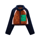Individualism Wanderlust Streetwear Fleece Spliced Jacket cutiepeach 