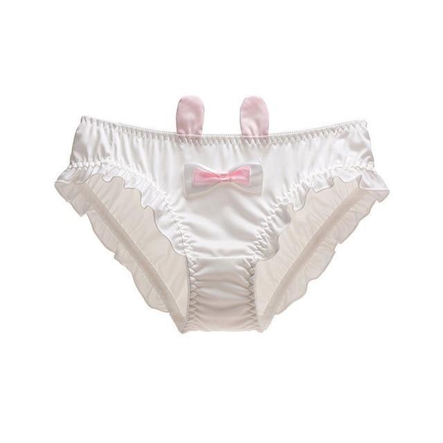 Baby Bun Panties - White / M - underwear