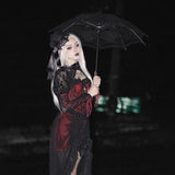 Fairy lace goth dress ah0193 Dresses CUTIEKILL 