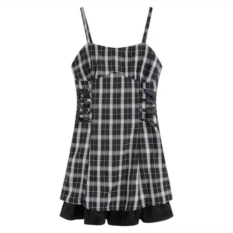 cutiekill-plus-size-goth-plaid-suspender-dress-pl0051