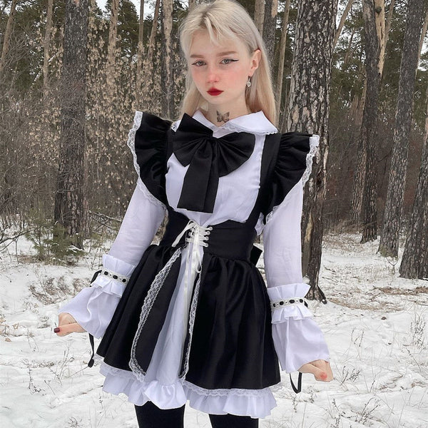 Cosplay Milk Maid Dress
