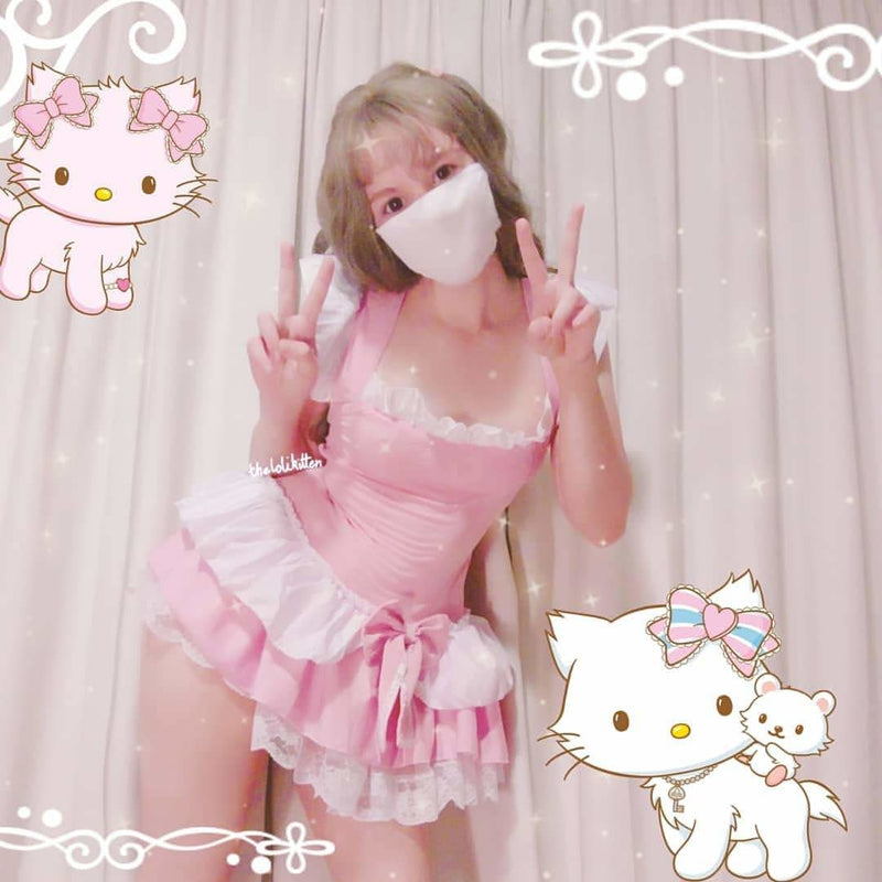 Pink Princess Dress - onesie