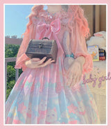 Pocket Kitten Lolita Dress - cat dress, dresses, chiffon, classic lolita, fairy kei