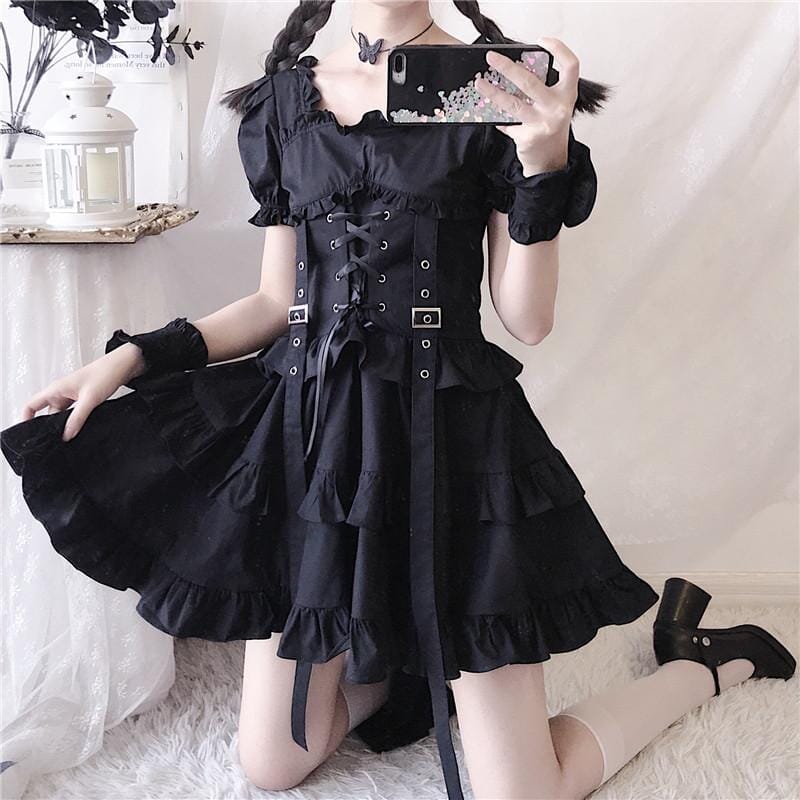 Gothic Renaissance Lolita Dress dress Kawaii Babe XS 
