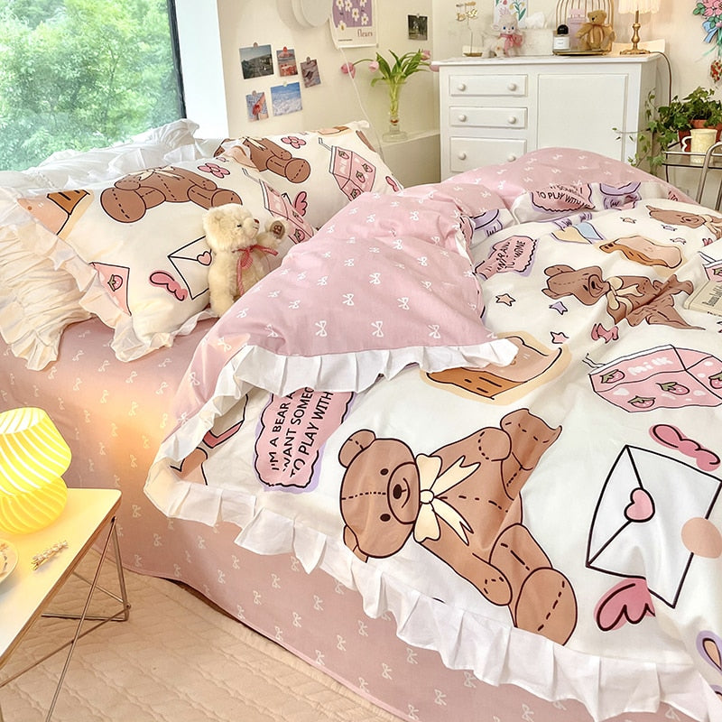 Bear Nursey Bedding Set