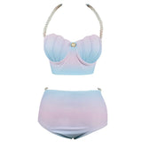 Mermaid Shell Skirt Bikini Kawaii Babe Panties + Top S 