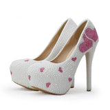Pearlized Sweetheart Pumps