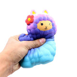 galaxy alpaca squeeze toy alpacasso stress ball stress relief autism stim stimming kawaii fairy kei by kawaii babe