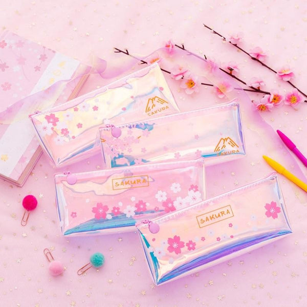 Sakura Blossom Pencil Bag - cosmetic bag