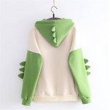 Sweet Japanese Dino Hoodie sweater Kawaii Babe 