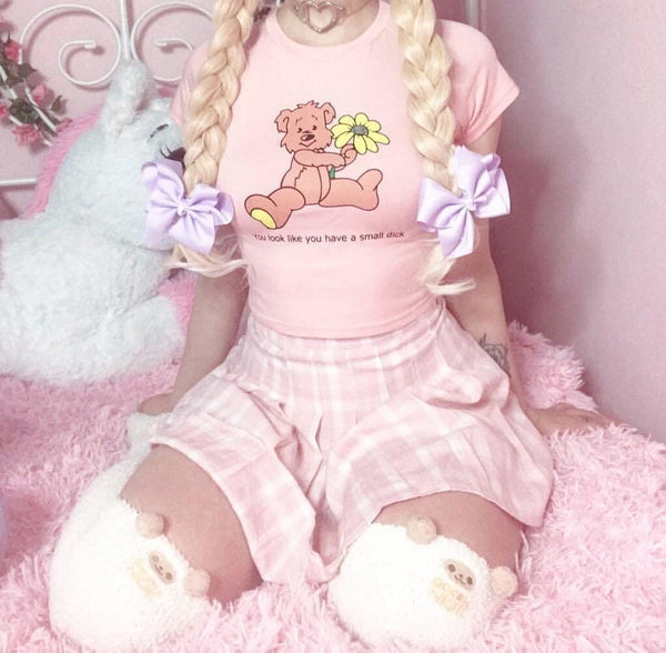 Teddy Dick Crop Top shirt DDLG Playground S 