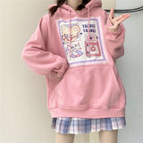 Travel Bear Hoodie sweater DDLG Playground Pink S 
